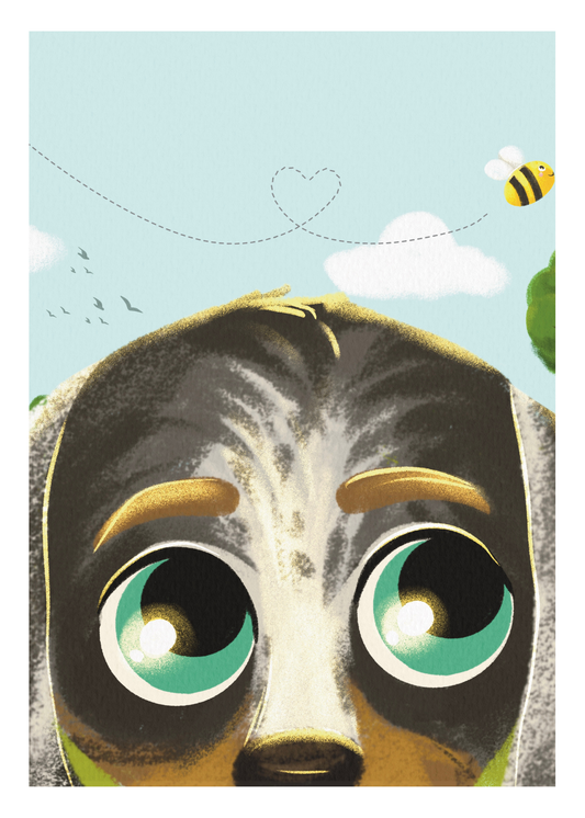 Louie Bean Art Print — Eye See Trouble